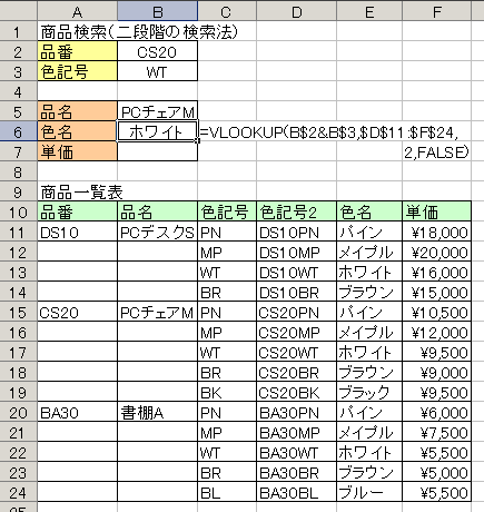 init table